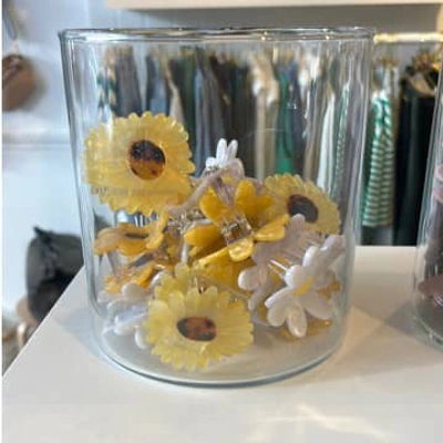Anorak Flower Claw Daisy Sunflower Clip In Multi