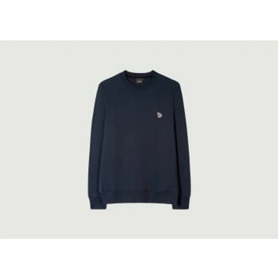 Ps By Paul Smith Zebra Logo Sweatshirt In Blue