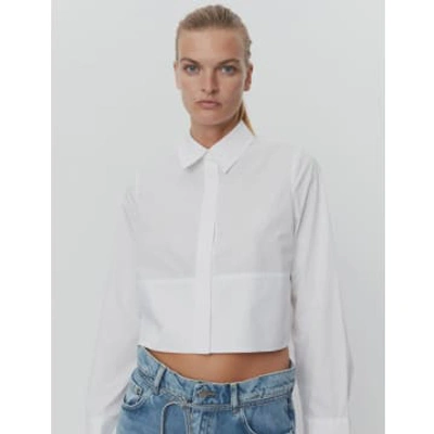 Day Birger Et Mikkelson Maddox Solid Cotton Shirt In White