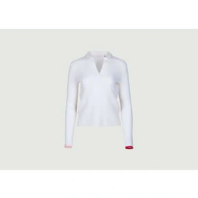La Française Angelique Polo Shirt In White