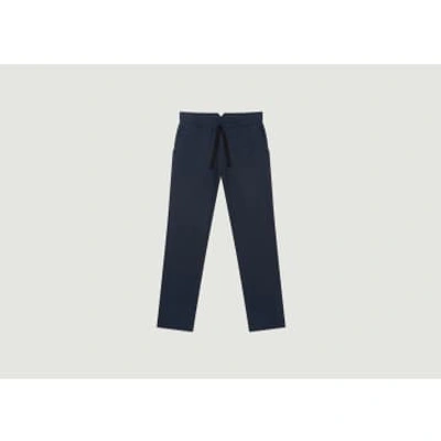 Apnee Cotton Jersey Trousers In Blue