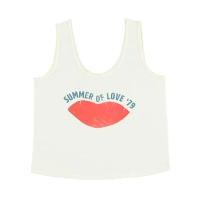 Sisters Department Lips Shole T -shirt In White