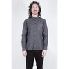 HANNES ROETHER COTTON/WOOL SHIRT GREY
