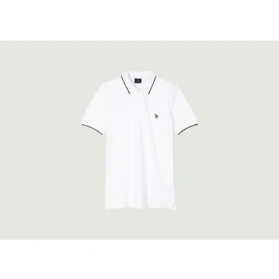 Ps By Paul Smith Slim Fit Zebra Logo In White