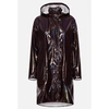 NEW ARRIVALS IISE JACOBSEN SHINEY RAINCOAT IN GANACHE