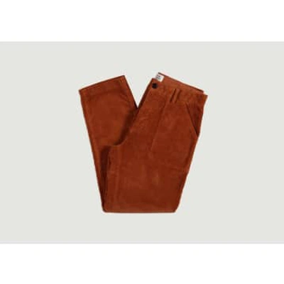 Cuisse De Grenouille Corduroy Fatigue Pants In Brown