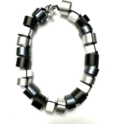 Christina Brampti Necklace Chunky Aluminium Silver In Metallic