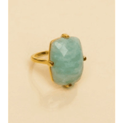 Boho Beach Fest One To An Amazonite Ring In Green