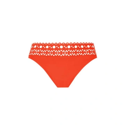 Lise Charmel Ajourage Couture Low Waist Bikini Brief In Orange