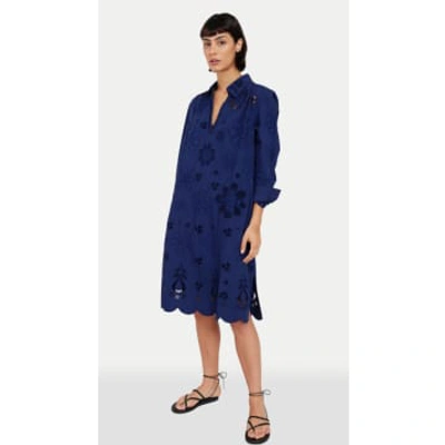 East Heritage Harlow Tunic Dress In Blue