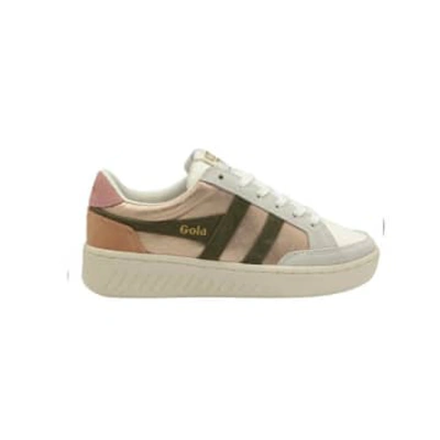 Gola Clb334kn Superslam Blaze In Rose Gld/khaki/coral Pnk In Red