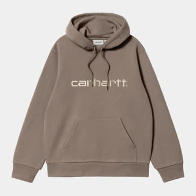 Carhartt Sweat Dundee / Glassy Pink In Neutral