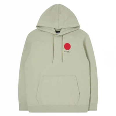 Edwin Japanese Sun Hoodie Sweat Desert Sage In Green