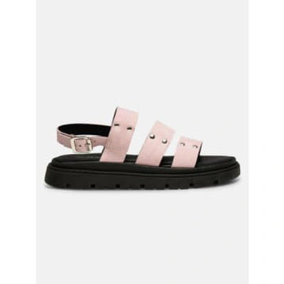 Shoe The Bear Rebecca Slingback Suede Sandals In Pink