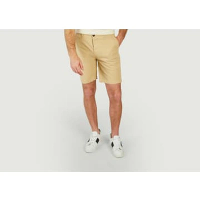 Cuisse De Grenouille Chino Shorts In Gold