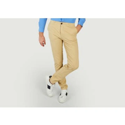 Cuisse De Grenouille Chino Pants Canvas In Gold