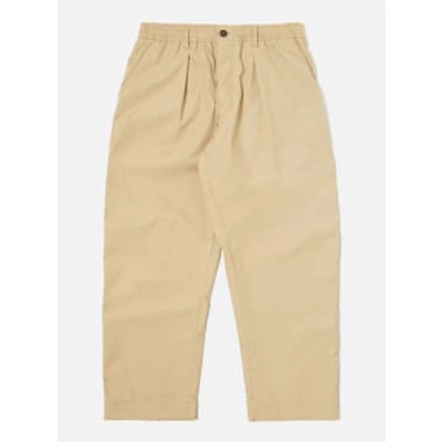 Universal Works 30149 Oxford Pant In Recycled Poly Tech Sand In Brown