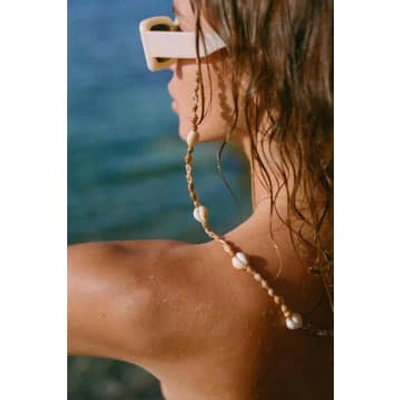 Coco Bonito Beach Party Sunglass Chain In Brown