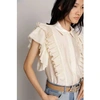 MUNTHE MUST FRILL BLOUSE