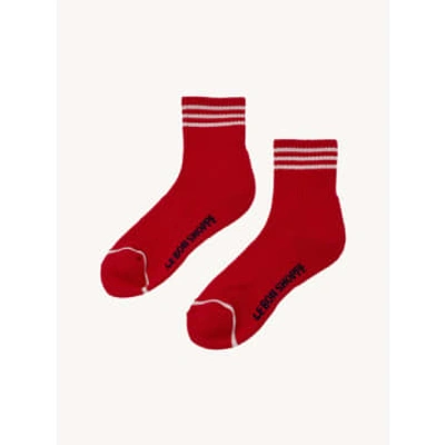 Le Bon Shoppe Girlfriend Socks In Red