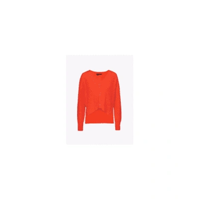 360cashmere 360 Cashmere Womens Persimmon Bridget Relaxed-fit Cashmere Knitted Cardigan In Red