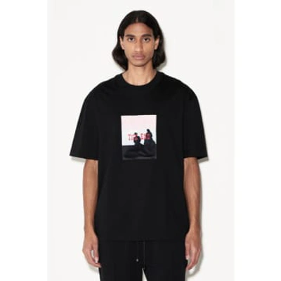 Limitato Photograph-print Cotton T-shirt In Black