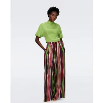 Dvf Bellini Pants In Green