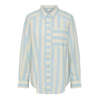 Y.a.s. Monday Striped Shirt In White