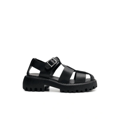 Shoe The Bear Posey Fisherman Sandal Black