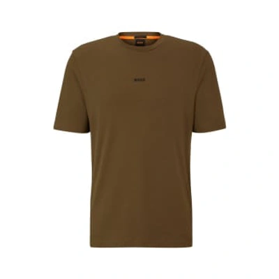 Hugo Boss Boss Tchup Jersey Relaxed Fit T-shirt Col: 368 Green, Size: M