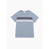 ANGE AMILANE TEE SHIRT IN BLUE WITH STRIPE