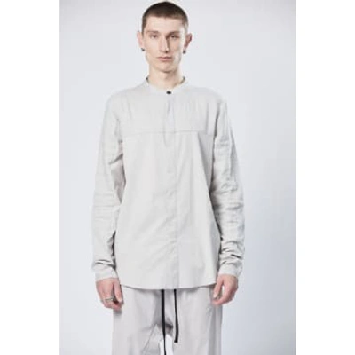 Thom Krom M H 147 Shirt Silver In Metallic