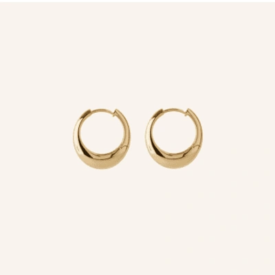 Pernille Corydon Globe Huggie Earrings In Metallic