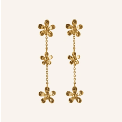 Pernille Corydon Wild Poppy Earrings In Metallic