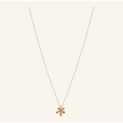 Pernille Corydon Wild Poppy Necklace In Metallic