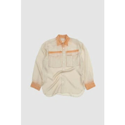 Dries Van Noten Orange Oversized Shirt