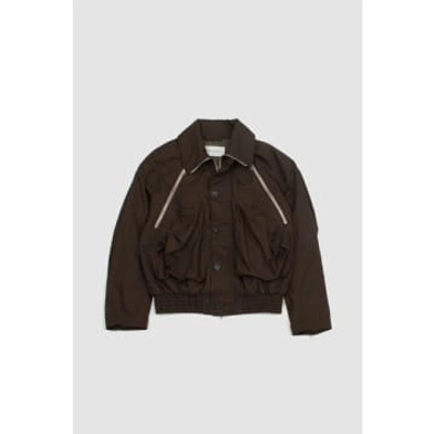 Dries Van Noten Vanborn Jacket Khaki In Neutrals