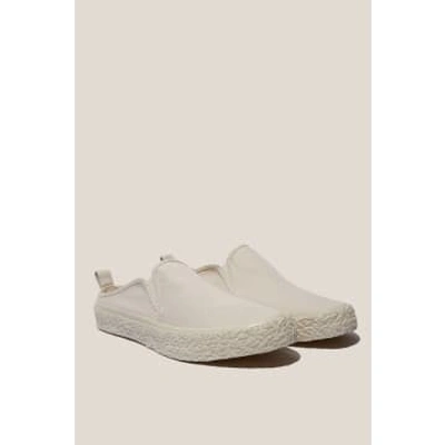 Ymc You Must Create Mens Canvas Mules In White