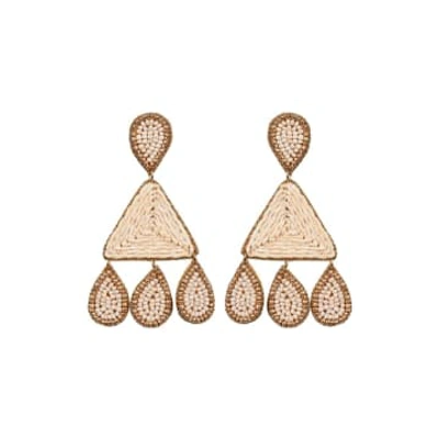 Eb & Ive Jovial Raw Earring In Neutrals