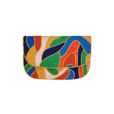 Eb & Ive Luxe Clutch In Multi