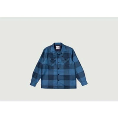 Nudie Jeans Vincent Buffalo Shirt Plaid In Blue
