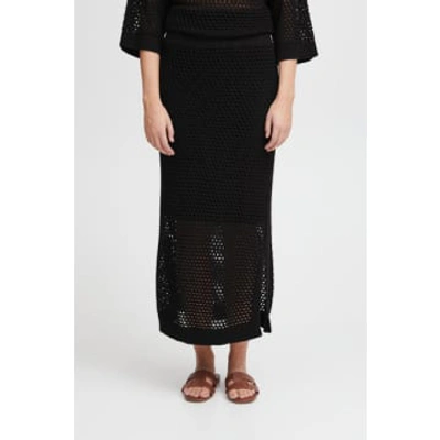 Ichi Ihalaine Skirt In Black