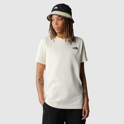 The North Face Logo Printed Cropped T In White