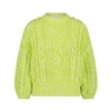 FABIENNE CHAPOT SUZY 3/4 SLEEVE PULLOVER LOVELY LIME