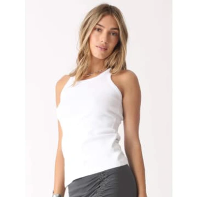 Electric & Rose Electric And Rose Sinclair Rib Tank Top In White
