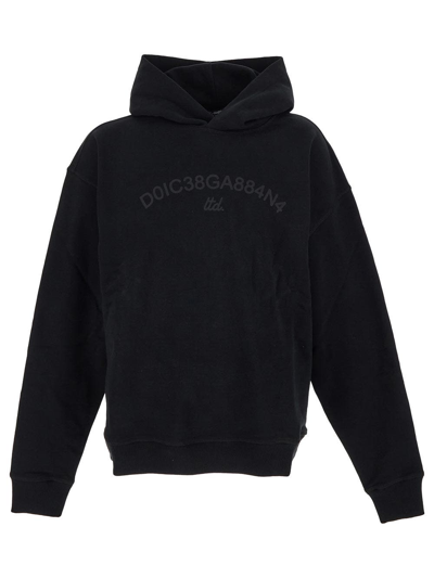 Dolce & Gabbana Cotton Sweatshirt In Black