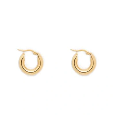 Hey Harper Lucy Hoop Earrings In Gold