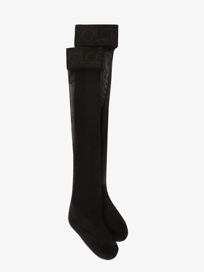 Dolce & Gabbana Stockings In Black