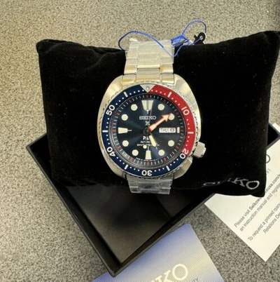 Pre-owned Seiko Prospex Turtle Padi 24 Jewels Automatic Men's Watch Srpe99 Made In Japan