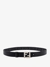 FENDI FENDI MAN FF SQUARED MAN BLACK BELTS